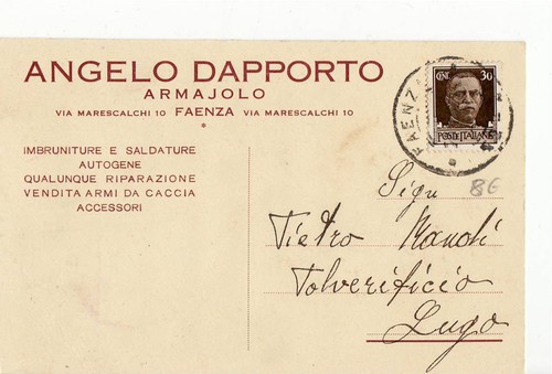 3083 faenza dapporto armaiolo - faenza,