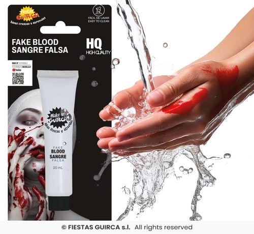 Tubetto sangue finto lavabile - sangue,