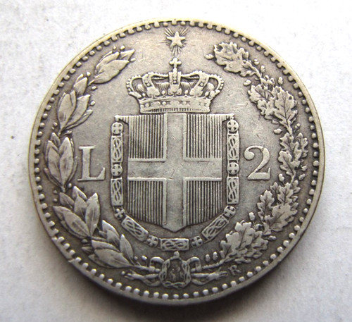 Italy km23 lire - lire, 1885-r