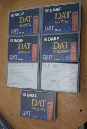 Dat digital audio master tapes - master,