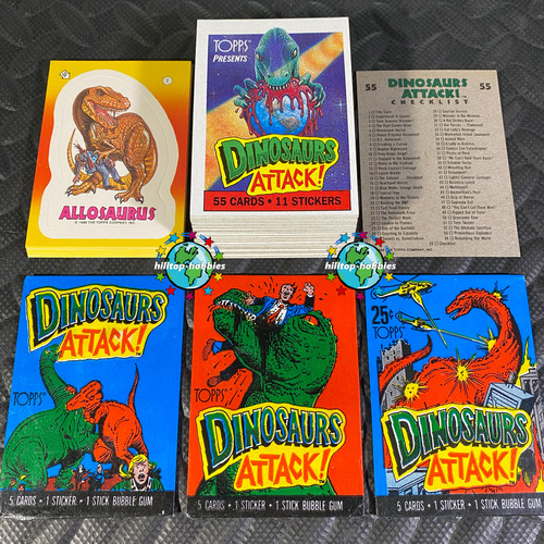 Topps 1988 dinosauri attacco - topps,