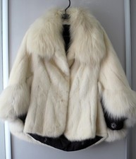 Poncho panna visone +