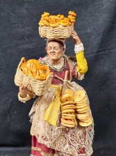 pastore "A'carmela"portafortuna 18/20cm scaramantici Neapolitan Krippen Kunst 