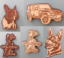 Calamita per frigorifero incisione e taglio laser - vedi descrizione dimensioni