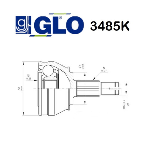 Giunto semiasse lato - giunto,