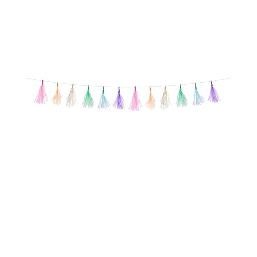 Ghirlanda nappa multicolore - nappa,
