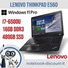 Notebook LENOVO ThinkPad E560
