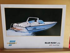 Scafo Blue Rush Efb Acquaviva Scagnelli Style Depliant Nautica  D'epoca 
