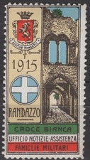 ER8422 Erinnofili Solidarietà: Croce Bianca Randazzo