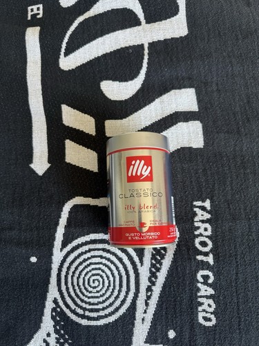 Empty illy coffee tin - empty,