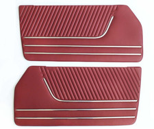Alfa Romeo Spider (1966-1978) - Pannello porta, Borgogna, coppia, NUOVO