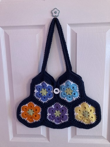 Borsa tracolla all uncinetto - borsa,