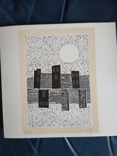 Lojze spacal xilografia - lojze,