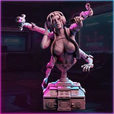 337I) ISABELLA  BUST MECH ARM