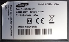 RICAMBI PER TV SAMSUNG