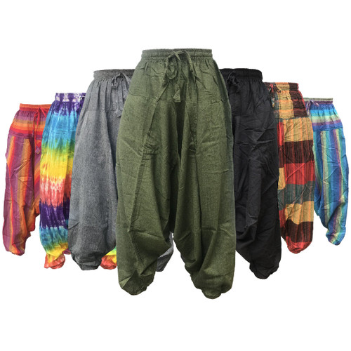 Pantaloni harem hippy estivi