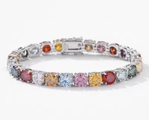 Tennis multicolore bracciale