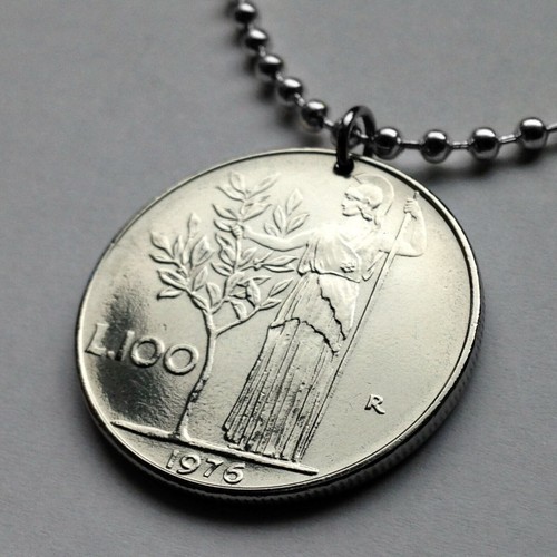 Ciondolo moneta 100 - , lire