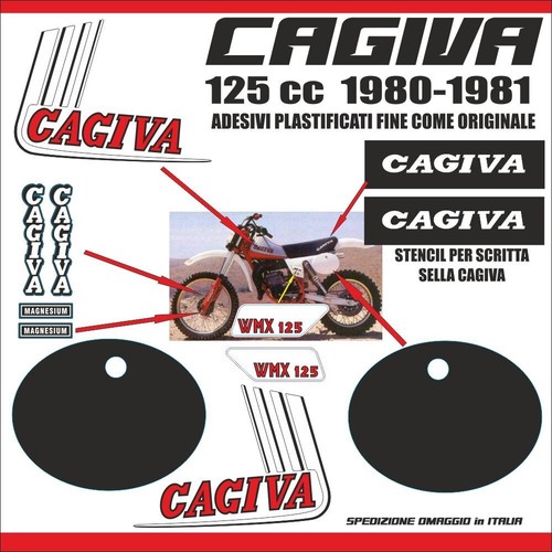 Adesivi cagiva wmx - wmx, 125