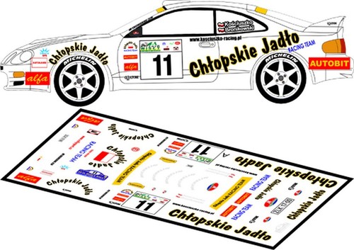 Decals toyota celica - decals,