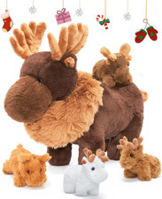 Alce Renna Peluche, 32 Cm