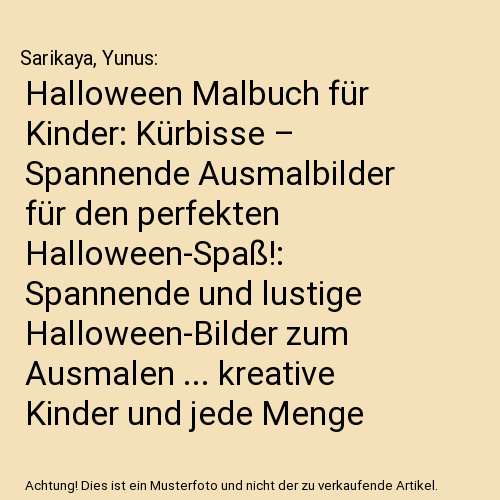 Halloween malbuch für - malbuch,