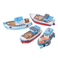 4 Pcs Di Nave Da Pesca Barca