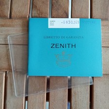 Zenith Libretto / booklet