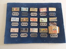 LOTTO 13  LAMETTE DA BARBA  ANNI '30  SU TAVOLA