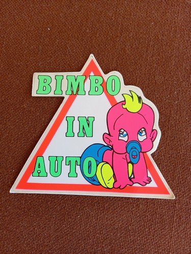 Adesivo sticker bimbo - adesivo, in