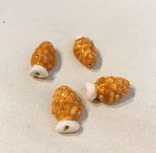 7 Pezzi ciondoli per creare bijoux in ceramica di Caltagirone pigne charm