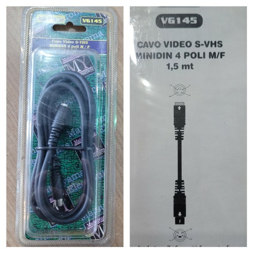 Vg145 cavo video vhs - s-vhs, minidin