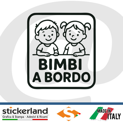 Sticker adesivo vinile - adesivo, in