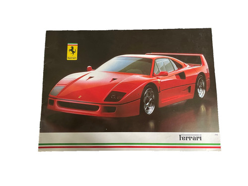 Brochure depliant ferrari f40 - depliant,