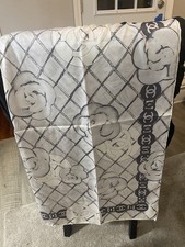 Sciarpa seta bianca x nera