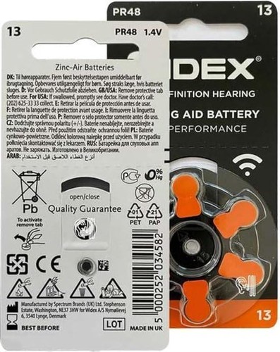 Widex batterie per - widex, |