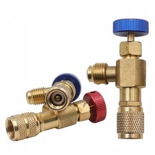 Rosfix Valvola Ricarica R32 R410A – Attacco 11/12mm | Alta Tenuta | Blu