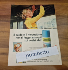 Advertising Italian Pubblicità Werbung ( 1971 ) REXONA Antitraspirante