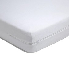 COPRIMATERASSO CON ZIP A GUSCIO IN  SPUGNA JACQUARD DI ALTA QUALITA'