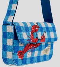 Borsa aragosta con perline - borsa,