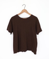 Top girocollo manica corta