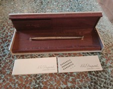 Penna a Sfera - S.T. DUPONT de PARIS  - Arg 0,925 -Scatola/Garanzia Vintage