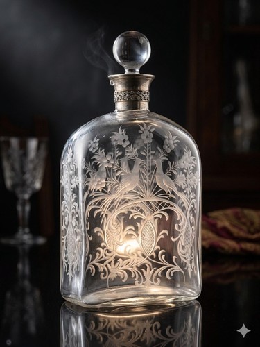 Bottiglia liquore in - bottiglia,