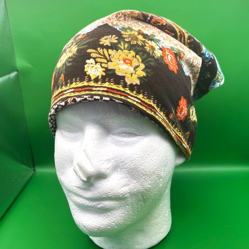 Cappello chemio boho floreale - cappello,