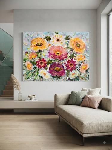 Quadro moderno dipinto - quadro, a
