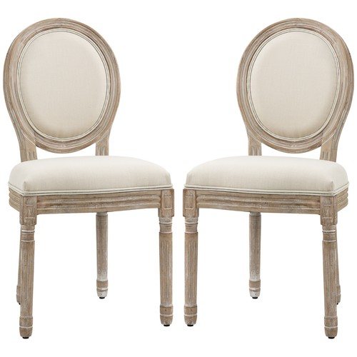 Homcom set sedie imbottite - 2,