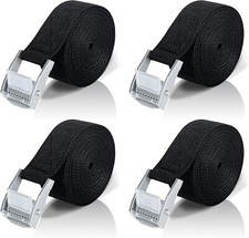 5M Cinghie di Fissaggio a Cricchetto, 4 Pezzi Cinghia di Ancoraggio Tensione Pro