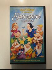 VHS Disney I Classici Biancaneve e i Sette Nani Prima Edizione 