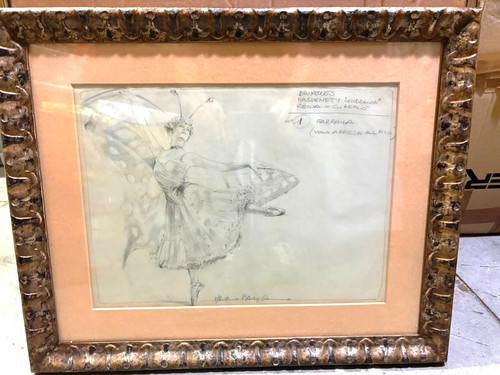 Disegno originale bozzetto - disegno, di