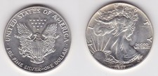 Moneta argento 1 dollaro